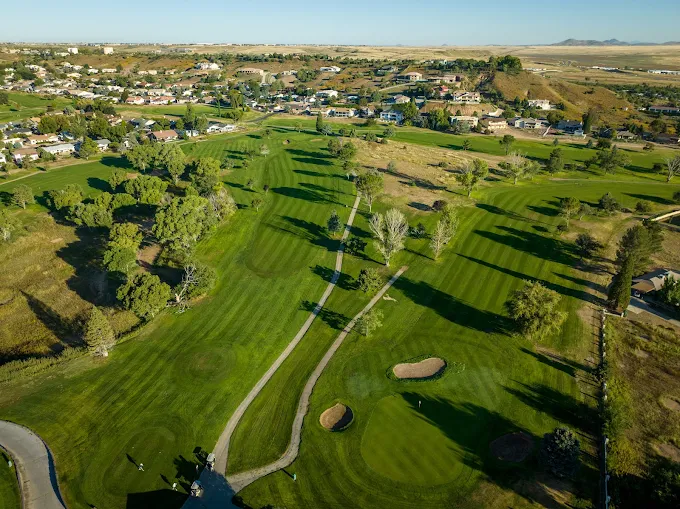 Aerial view of Prescott Golf Club in Prescott, Arizona
