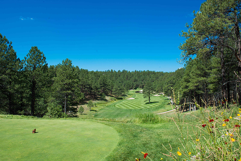 View of the course at Forest Highlands Golf Club in Flagstaff