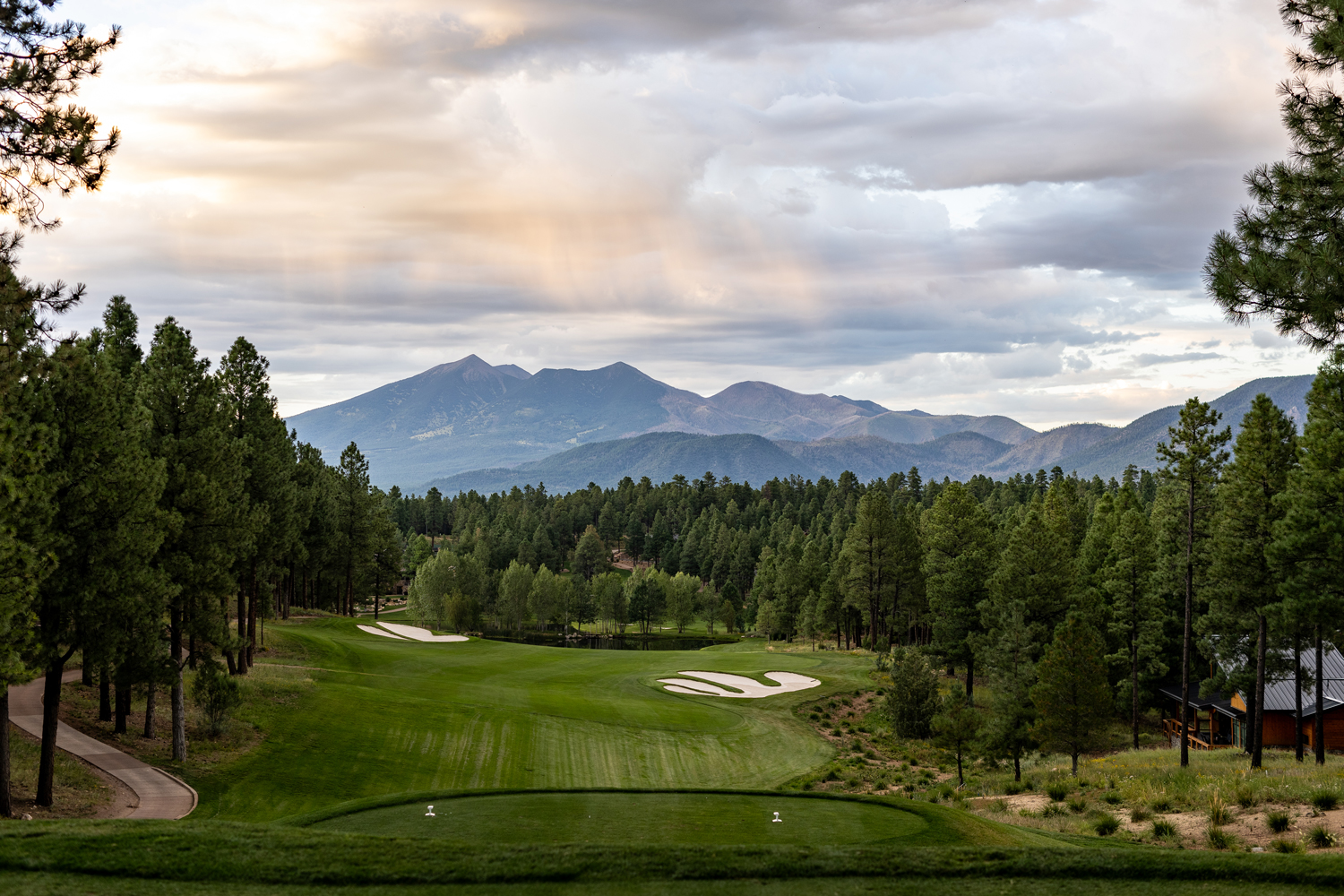 18th tee view from Pine Canyon in Flagstaff, Arizona