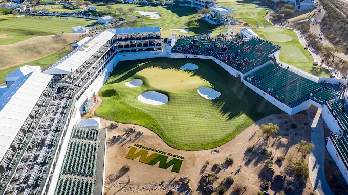 16th Hole at TPC Scottsdale's Stadium Course in Scottsdale, Arizona